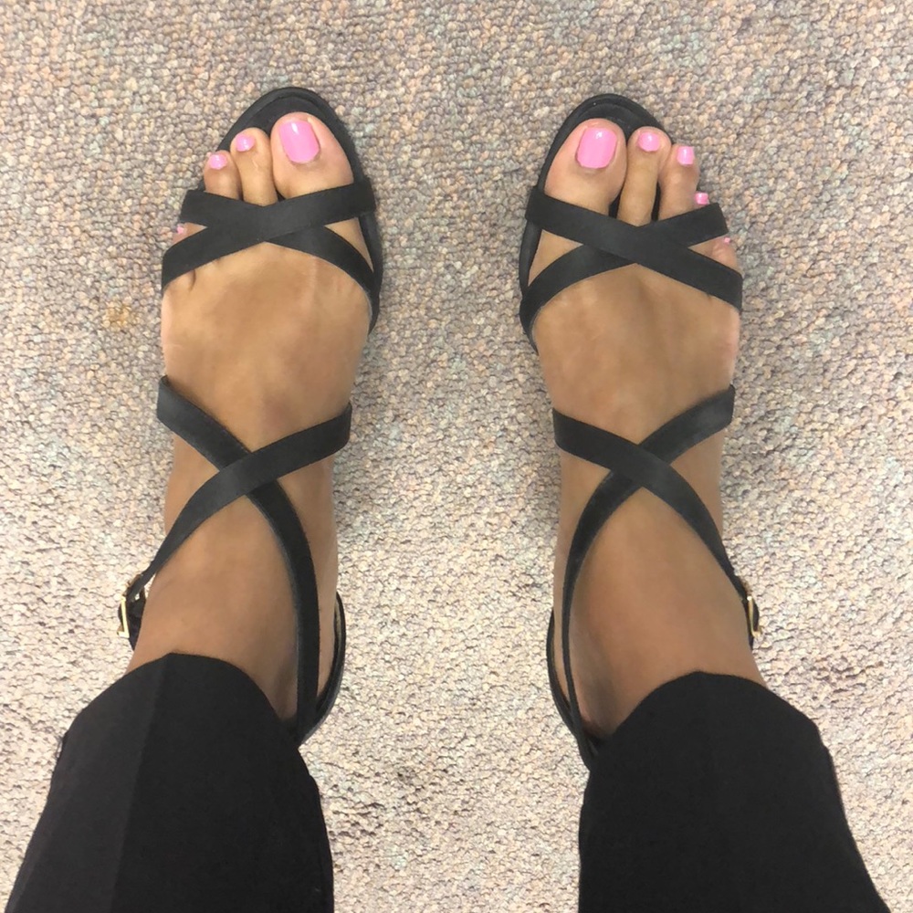 BCBG Girls - Black Strappy Sandals